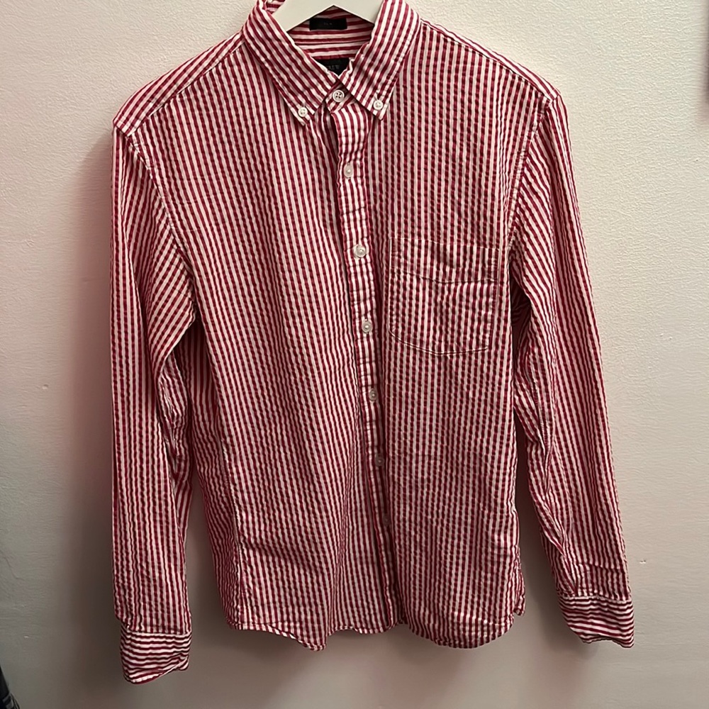 Men's J. CREW (RED+WHITE) Shirt